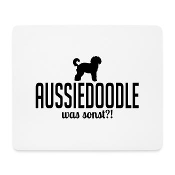 Aussiedoodle was sonst Hundespruch Hunde Wilsigns - Mousepad (Querformat) - Weiß - Vorne