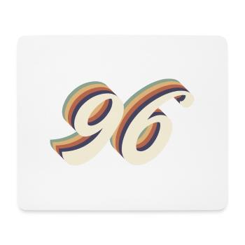 Jahrgang zum 96-jährigen Jubiläum - Mousepad (Querformat) - Weiß - Vorne