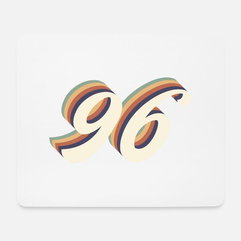 96th anniversary vintage - Mouse Pad (horizontal) - white
