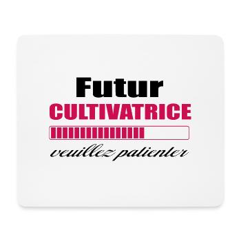 Futur Cultivatrice - Tapis de souris (format paysage) - blanc - Devant