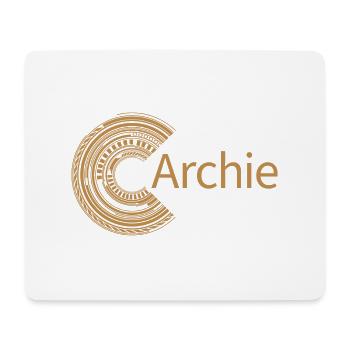 Pour Archie - Tapis de souris (format paysage) - blanc - Devant