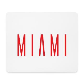 Accro à Miami - Tapis de souris (format paysage) - blanc - Devant