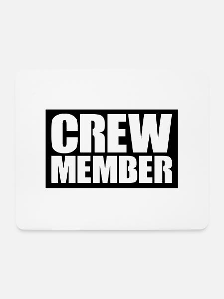 Crew Member - Mouse Pad (horizontal) - white