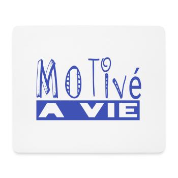 Motivated for life - Mouse Pad (horizontal) - white - Front