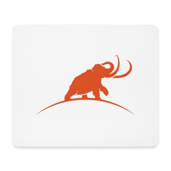 Bruissements de mammouth - Tapis de souris (format paysage) - blanc - Devant