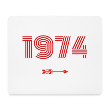 Né en 1974 - Tapis de souris (format paysage) - blanc - Devant