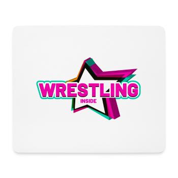 Wrestling Star inside - Mousepad (Querformat) - Weiß - Vorne