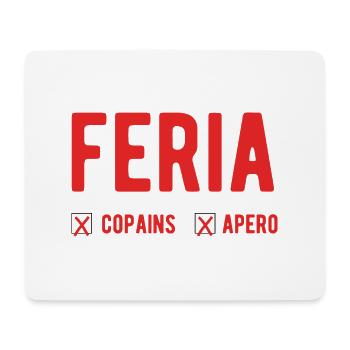 Feria amitié copain apéro - Tapis de souris (format paysage) - blanc - Devant