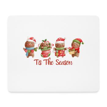 Tis The Season. Merry christmas - Mouse Pad (horizontal) - white - Front