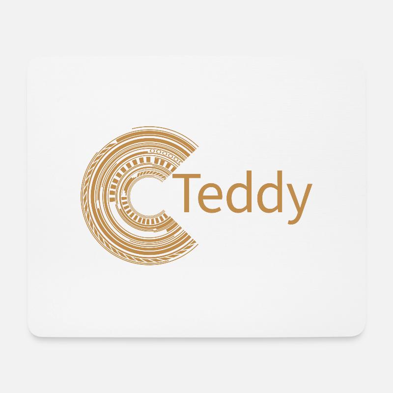 Für Teddy - Mousepad (Querformat) - Weiß