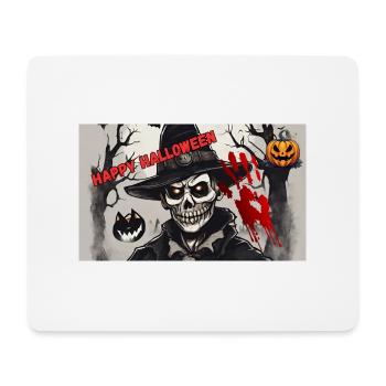 Happy Halloween - Mousepad (Querformat) - Weiß - Vorne
