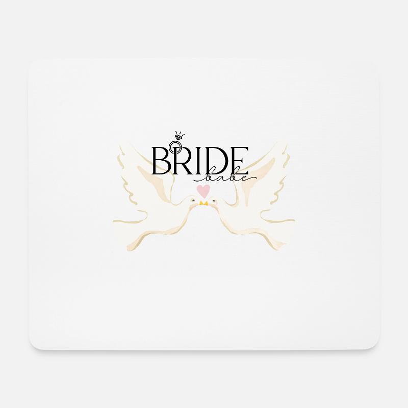 Bride - Mousepad (Querformat) - Weiß