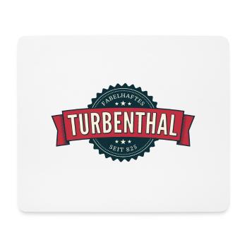 Fabelhaftes Turbenthal auf hellem Untergrund - Mousepad (Querformat) - Weiß - Vorne