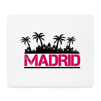 Madrid - Tapis de souris (format paysage) - blanc - Devant