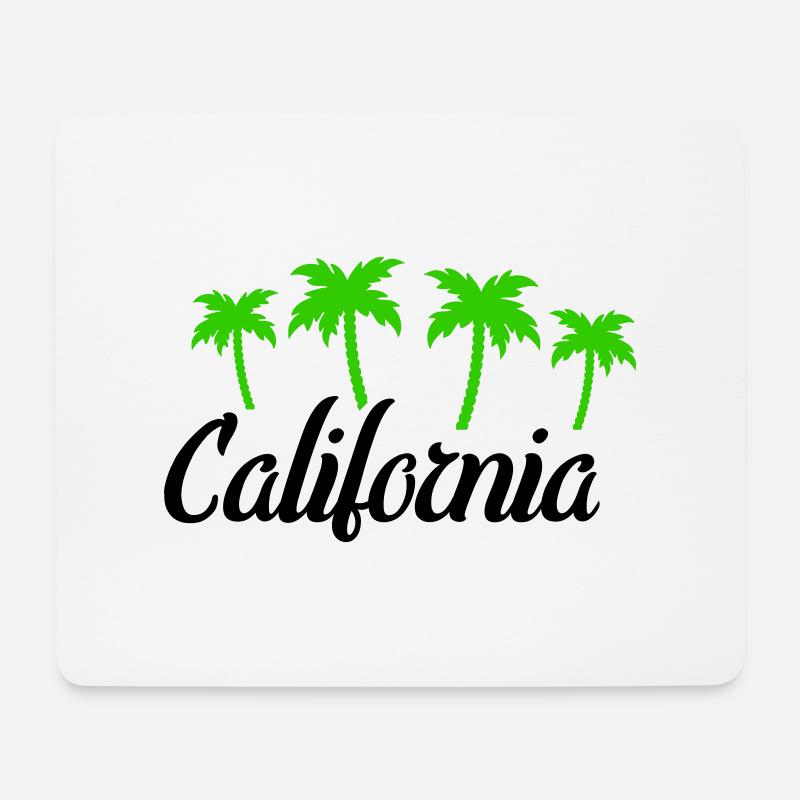 california - Mousepad (Querformat) - Weiß