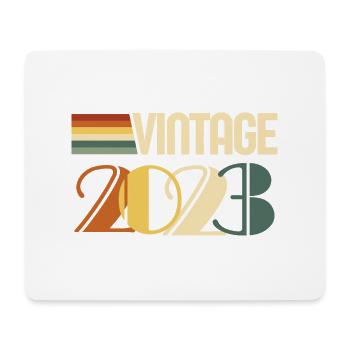 Jahrgang 2023 - 2023 Geburtstagsgeschenk - Mousepad (Querformat) - Weiß - Vorne