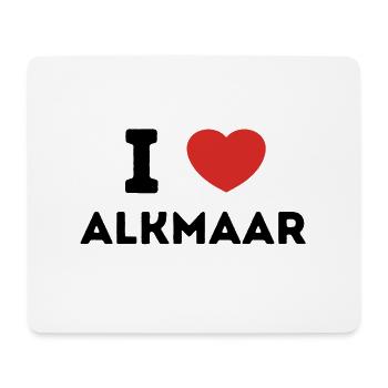 I Love Alkmaar Netherlands - Mouse Pad (horizontal) - white - Front