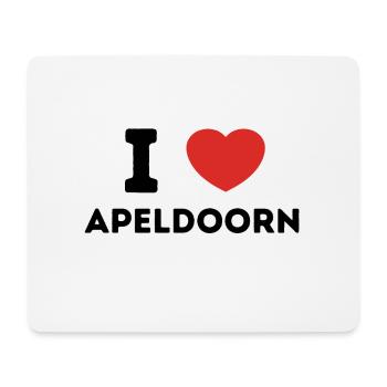 Ich liebe Apeldoorn, Niederlande - Mousepad (Querformat) - Weiß - Vorne