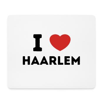 J’aime Haarlem, Pays-Bas - Tapis de souris (format paysage) - blanc - Devant
