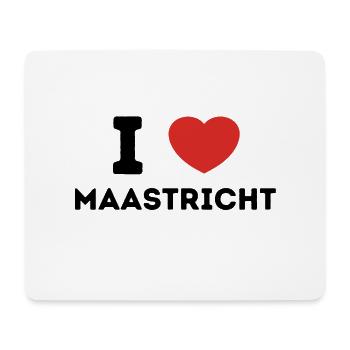I Love Maastricht Netherlands - Mouse Pad (horizontal) - white - Front