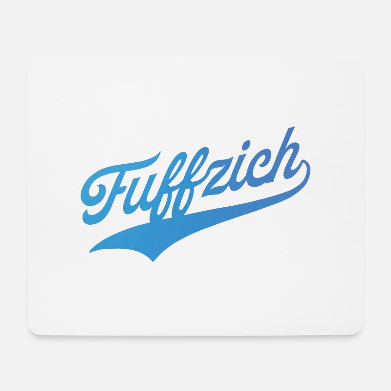 Fuffzich - Fünfzigster Geburtstag - Mousepad (Querformat) - Weiß