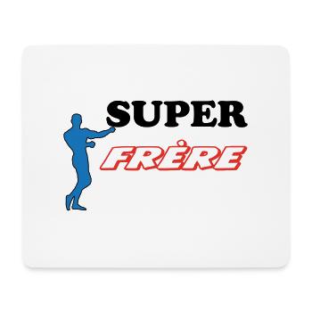 SUPER Frère - Tapis de souris (format paysage) - blanc - Devant