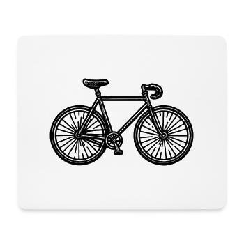 Radfahren - Liberté Cycliste - Mousepad (Querformat) - Weiß - Vorne