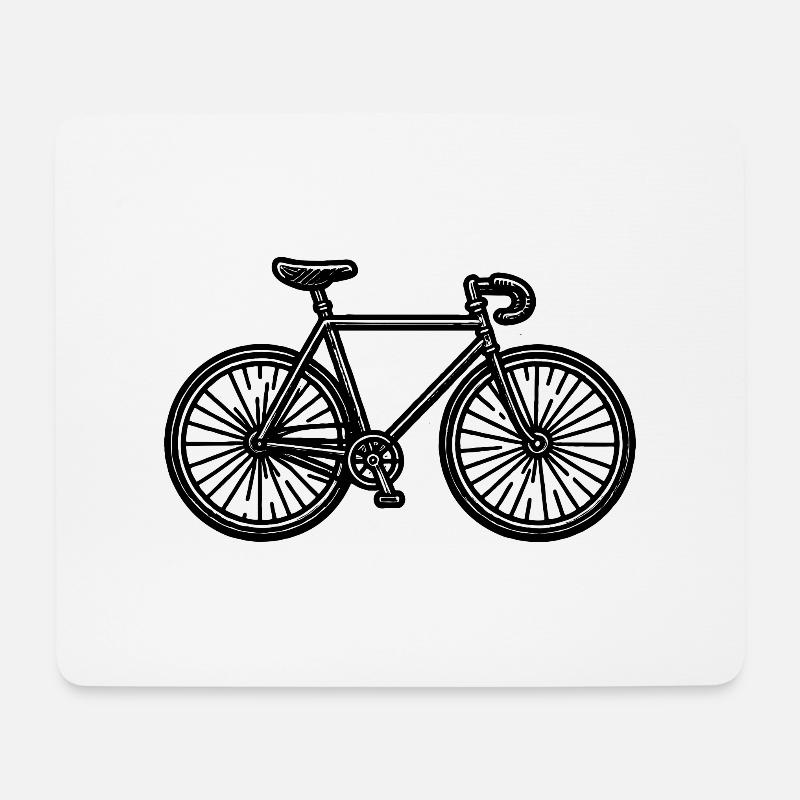 Radfahren - Liberté Cycliste - Mousepad (Querformat) - Weiß