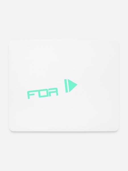 Live for Music Lautsprecher Spruch Leben für Musik - Mousepad (Querformat) - Weiß