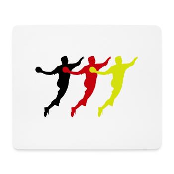 Handballeurs, Allemagne - Tapis de souris (format paysage) - blanc - Devant