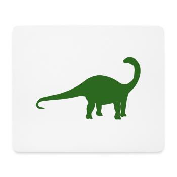 Dinosaur Apatosaurus - Mouse Pad (horizontal) - white - Front