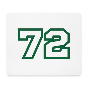 Nummer 72 Sport - Mousepad (Querformat) - Weiß - Vorne
