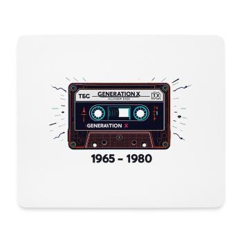 generation x - Mousepad (Querformat) - Weiß - Vorne