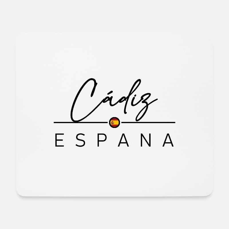 Spain - Cádiz - Cadiz - Spanien - Espana - Mousepad (Querformat) - Weiß