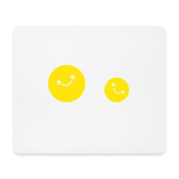 fried eggs smile - Mouse Pad (horizontal) - white - Front
