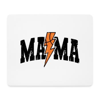 Basketball Mama Blitz Design - Mousepad (Querformat) - Weiß - Vorne