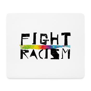 Fight Racism - Mousepad (Querformat) - Weiß - Vorne
