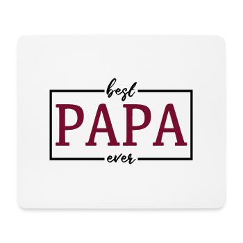 Le meilleur papa - Tapis de souris (format paysage) - blanc - Devant