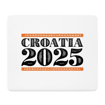 Croatia 2025 - Mouse Pad (horizontal) - white - Front