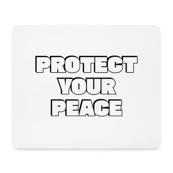 Beschütze deinen Frieden - Mousepad (Querformat) - Weiß - Vorne