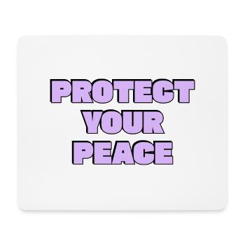 Beschütze deinen Frieden - Mousepad (Querformat) - Weiß - Vorne