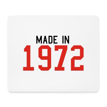 1972 - Mousepad (Querformat) - Weiß - Vorne
