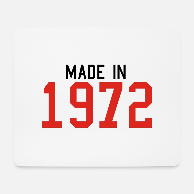 1972 - Mousepad (Querformat) - Weiß