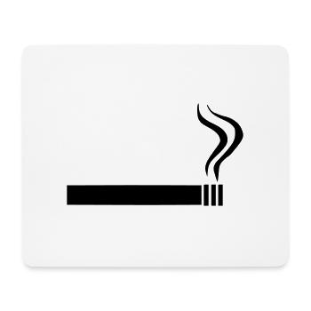 Cigarette - Smoking - Mouse Pad (horizontal) - white - Front
