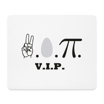 VIP - Mousepad (Querformat) - Weiß - Vorne