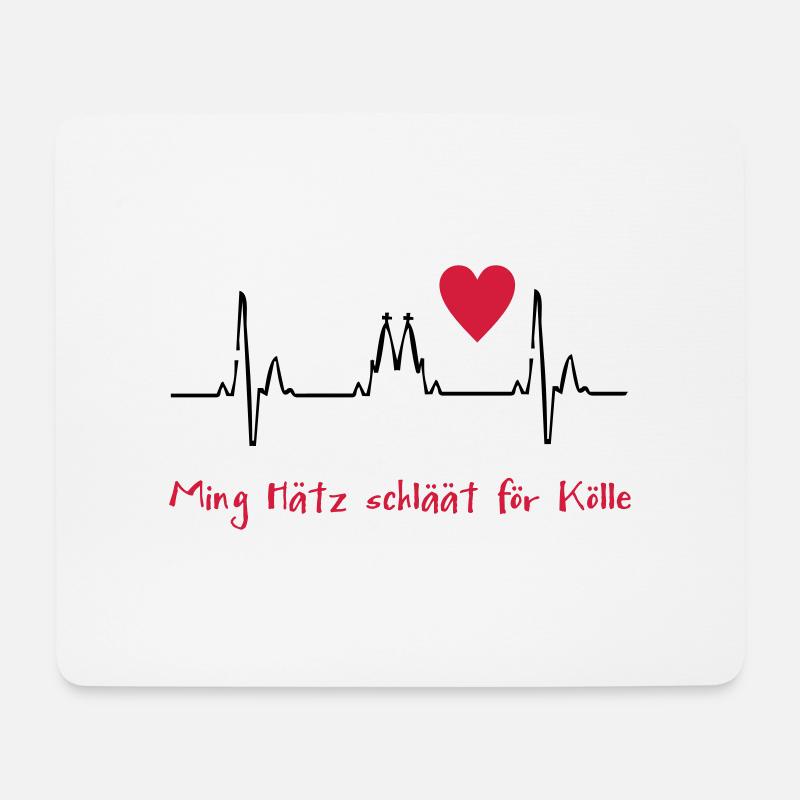 Köln - Mousepad (Querformat) - Weiß