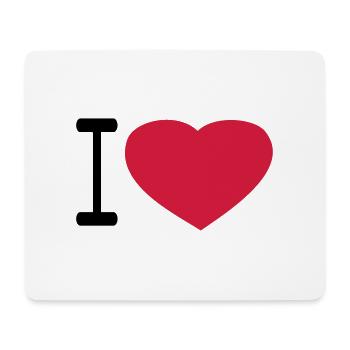 iloveseul - Mousepad (Querformat) - Weiß - Vorne