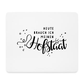 Hofstaat - Mousepad (Querformat) - Weiß - Vorne