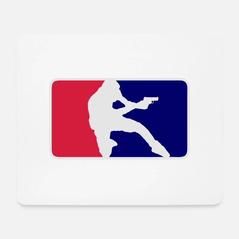 IPSC Logo - Mousepad (Querformat) - Weiß