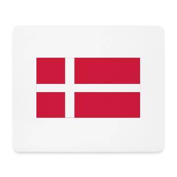 denmark flag - Mousepad (Querformat) - Weiß - Vorne